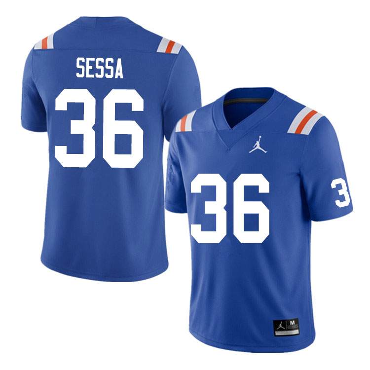 Men #36 Zack Sessa Florida Gators College Football Jerseys Sale-Throwback